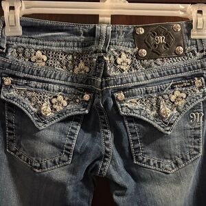 Embellished Blue Jeans